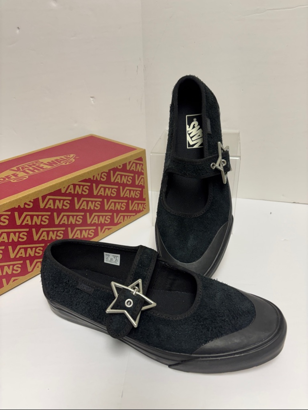 Vans Starz Black Mary Jane Sz 8.5